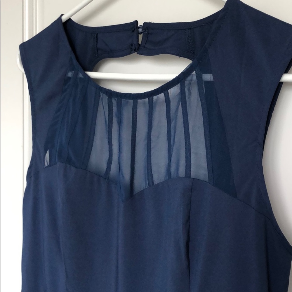 Navy blue dress